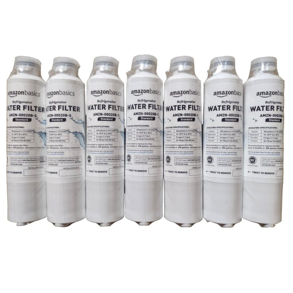 7-Pack AmazonBasics AMZN-00020B-S Standard Water Filters For DA29-00020B